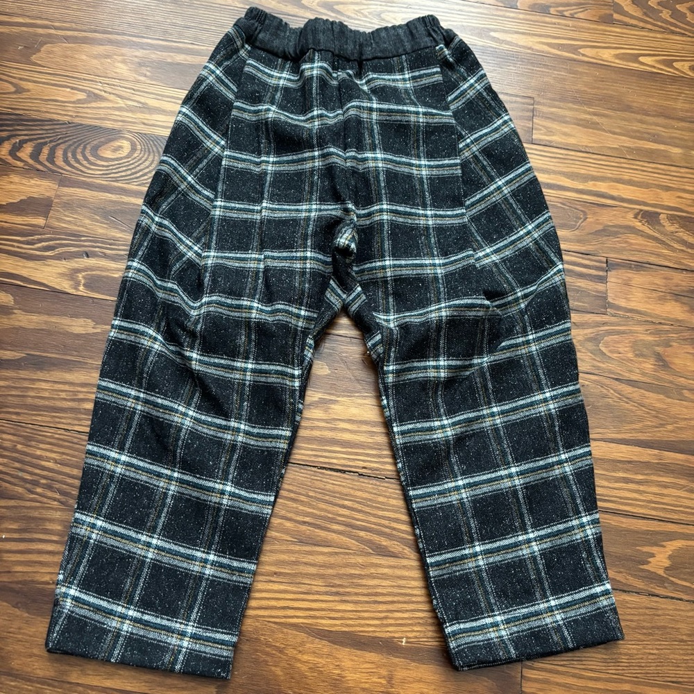 Hello lupo plaid wool trouser pants made in Italy boys sz 6/7